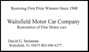 Waitsfield Motor Car Company